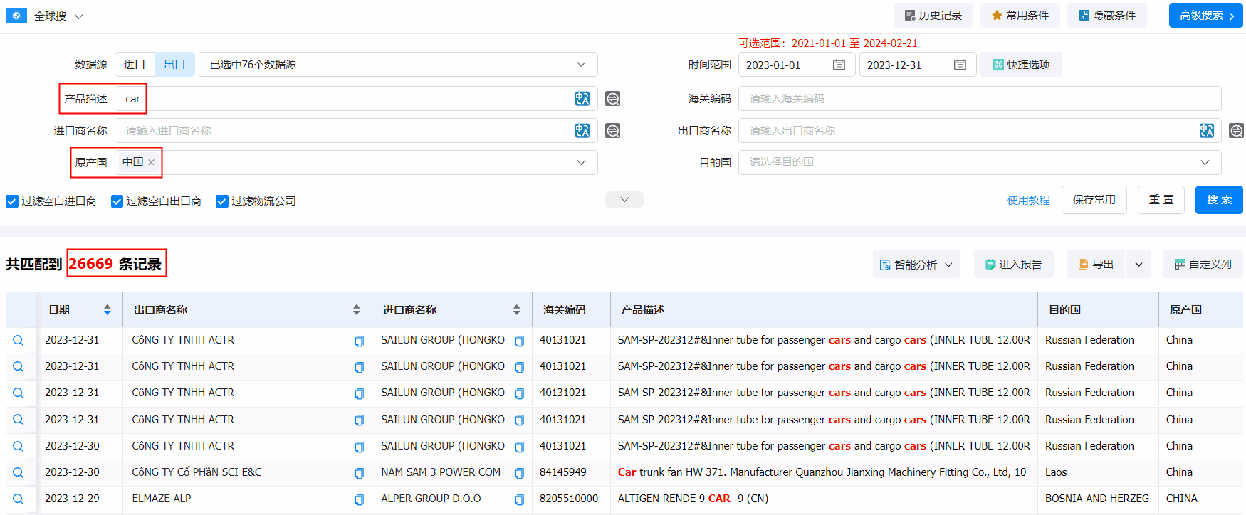 腾博会官网海关数据,海关数据,中国出口海关数据